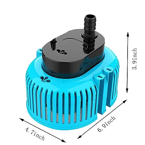 FamYun Bomba de esgoto ultra silenciosa de 850 GPH – bomba de água submersível, bomba de cobertura d