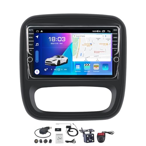Autoradio 2 DIN CarPlay Renault Trafic 3 Android Auto Bluetooth Écran 9 Pouces K300S