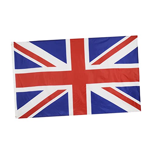 VANZACK Bandiera Britannica 90x150 Cm in Poliestere Resistente Per Eventi Sportivi e Celebrazioni Patriottiche, Decorazione Per Feste, Bar e Parate Nazionali