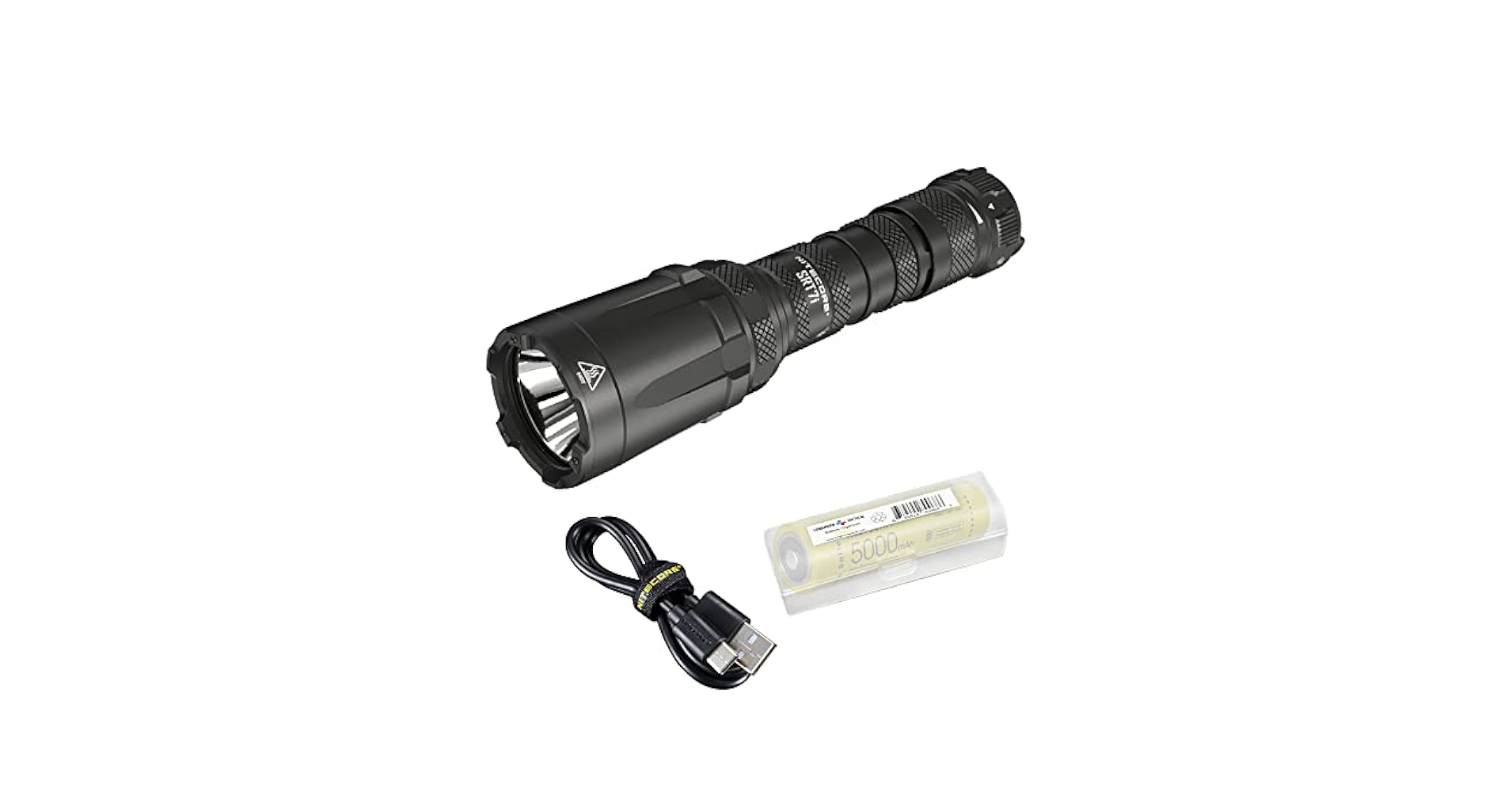 ※値下不可NITECORE SRT7i タクティカルフラッシュライト NITECORE SRT7i 3000 Lumen Long Throw Rechargeable Flashlight