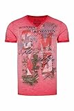  Camp David Herren T-Shirt im Vintage Look mit Photoprint