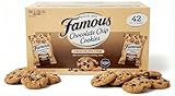 Famous Chocolate Chip Cookies, Bite-Size, 2 oz Individual Bags, 42 Count (1 Pack - 42 Pouches)
