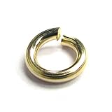 10 pcs 14k Gold Filled Round Open Jump Rings 5mm 18 Gauge 18ga Wire/Findings/Yellow Gold