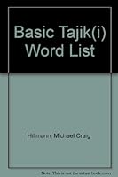 Basic Tajik(i) Word List 1931546002 Book Cover