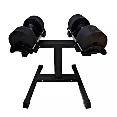 Strongway® 9-in-1 PAIR 40KG Adjustable Dumbbell Home Fitness Gym Training Weights Lifting Exercise (40KG Adjustable Dumbbells (PAIR) + Storage Stand)