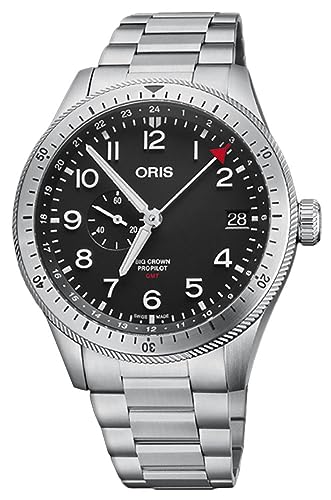 Oris Aviation Montre analogique pour homme Cadran noir 01 748 7756 4064-07 8 22 08, Noir