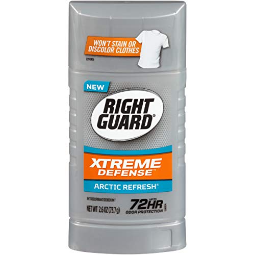 Right Guard Total Defense 5 Antiperspirant Deodorant, Arctic Refresh, 2.6 Ounce