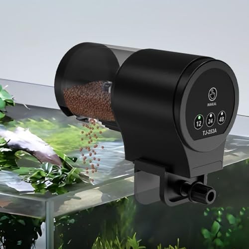 Auto Fish Feeder for Aquarium - Fish Feeder Automatic Dispenser | 100ml 12H 24H 48H Timer Equipment for Koi Guppy Betta Cichlid Turtle Shrimp Food - Image 4