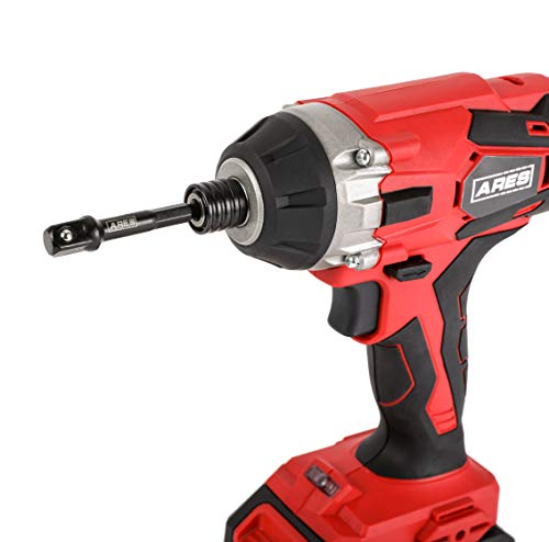 Ares 70387-10-Piece 3/8-Inch Drive 3-Inch Impact Grade Socket Adapter Set - Turns Impact Drill Drivers Into High Speed Socket Drivers #TOP6