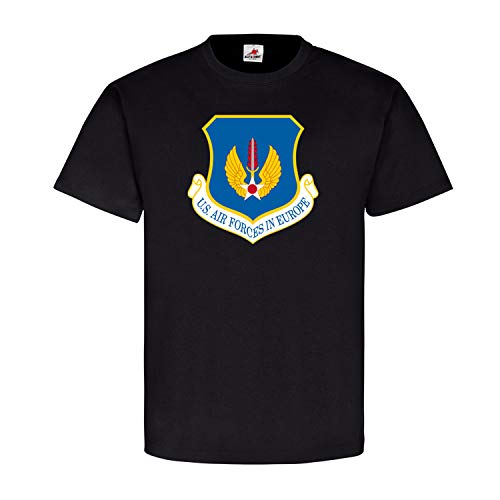 T-shirt US Air Forces en Europe noir 5XL : trouvez enfin un vêtement militaire à votre taille