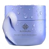 BlissAura Dewy Skin Cream, Hydrating Face Moisturizer for Dry & Dull Skin, Long-Lasting Hydration Facial Cream, Lightweight Non-Greasy Formula, Plumps & Smooths Skin, Daily Skincare for All Skin Types
