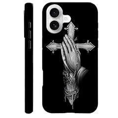 Pray Hands cross Jesus