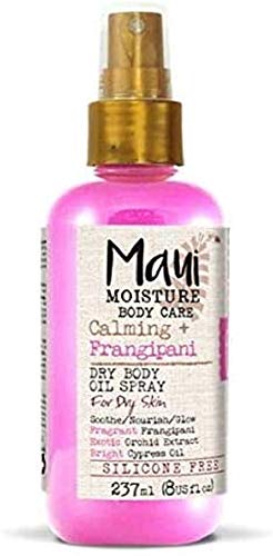 Maui Moisture Vegan Body Oil Spray for Dry Skin, Frangipani & Aloe Vera, 237 ml