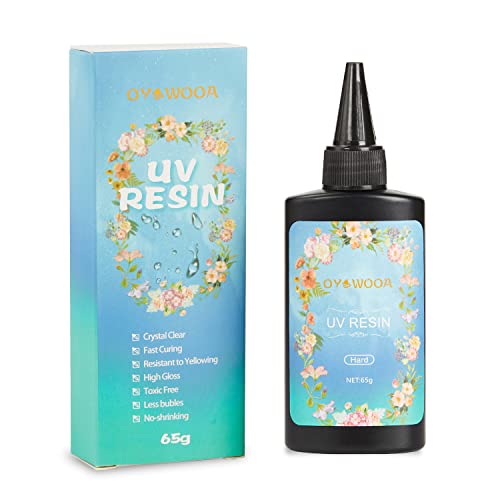 Resina UV transparente Pegamento de Arte Duro Resina Activada por Luz Solar de Curado Solar para Hacer Joyas, Arte, Joyas Colgantes Aretes Pulseras/Manualidades DIY Cover