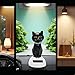 Solar Cat Toy Doll Dancing Cat Figure Car Ornament,Dancing Toys Ornaments Solar Powered Car Dashboard Interior Decoration Desktop Decor Gift Window Party Car Desk Home