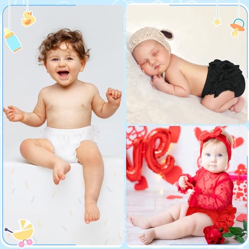 image for Olreco Diaper Covers for Girls Baby Bloomers Diaper Cover Baby Girl Bl