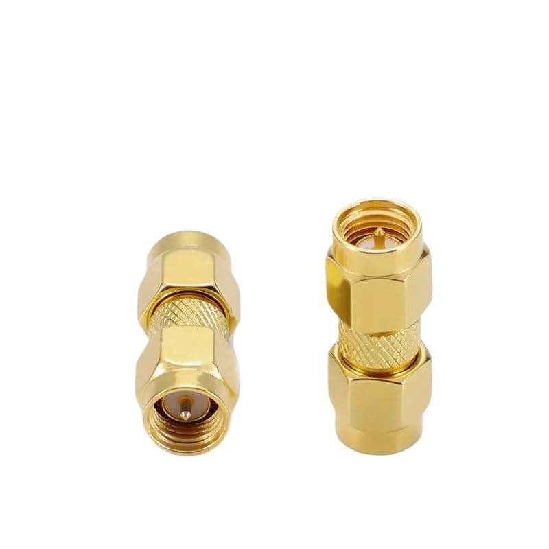 SAIYRMKQ 10pcs SMA Male to SMA Male Connector RF Adaptor 6GHz 50ohm Satisfied