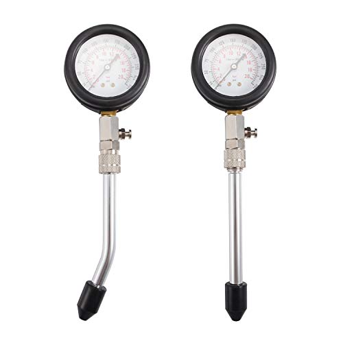 Engine Compression Tester Kit Petrol Fuel Cylinder Pressure Gauge Automotive Gauge Tool Set - Thumbnail 4