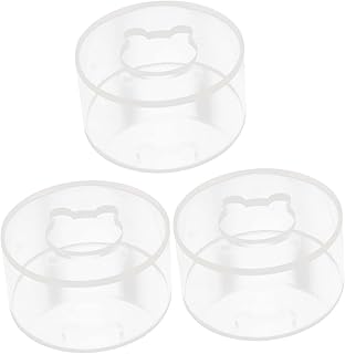 NOLITOY 3 Pçs Hamster Banheiro Chinchila Gaiola Acessórios Cobaia Casa De Banho Chinchila Roda Banho Piscina Banheira Critter Chinchila Banheiro Hamster Plataforma O Banho Acrílico