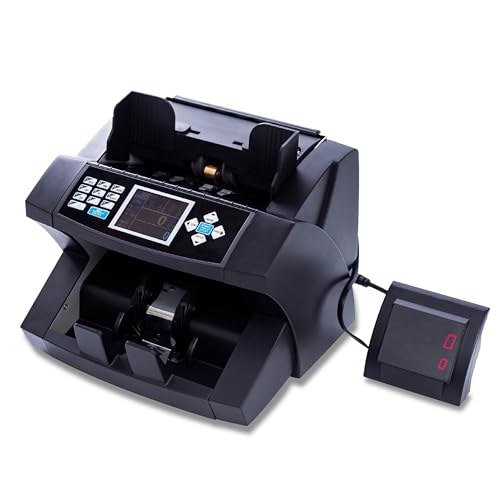Oukeyer H-8200 Mixed Denomination Cash Counter, Money Counting Machine,Bill Counter