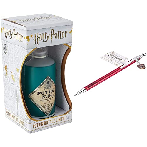 HARRY POTTER Lampada da Notte Potion Bottle, Blu &...