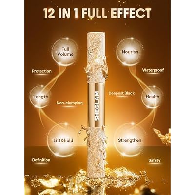 SHEGLAM All-In-One 24k Multi-Effect Volume Long-lasting Defines Mascara