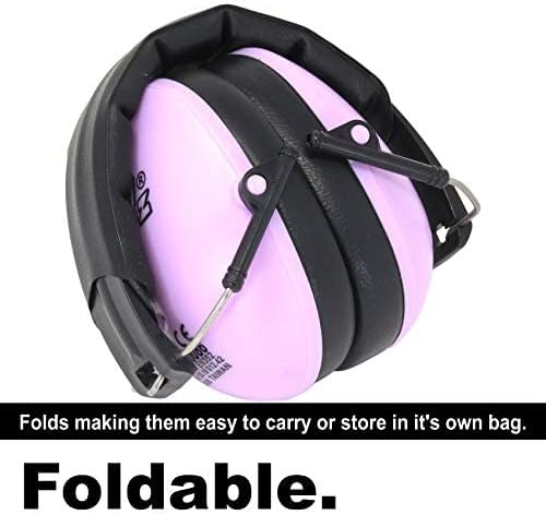 Edz Kidz. Kids Ear Defenders Children Girls Boys Toddlers and Teens. Hearing Protection for Kids. Earmuffs for Autism. Great Noise Reduction. CE Certified (Lilac) - Image 4