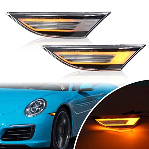 ほぼ新品　ポルシェ純正　991 981 718 サイドマーカー ウィンカー ポルシェ 純正 911 991 GT3 ターボ 981 ボクスター ケイマン