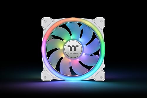 SWAFAN 12 RGB Radiator Fan TT Premium Edition White 3 Pack, 120 mm - Image 4