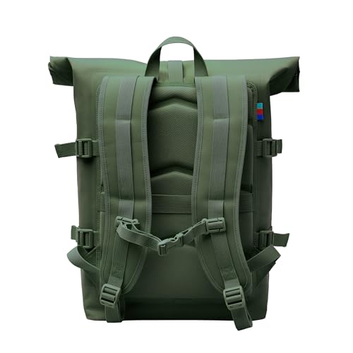 GOT BAG - ROLLTOP Backpack, Hiking & Travel with a 15” Laptop Sleeve, Eco-Conscious Bag Made of Recycled Ocean Impact Plastic™ (Algae Color)2