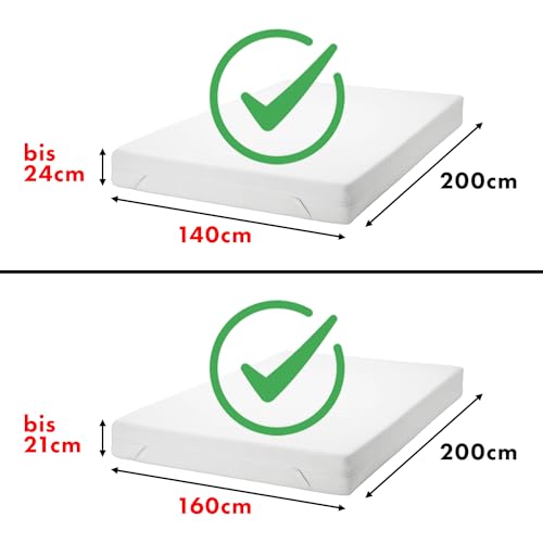 Jacobson Jersey Spannbettlaken Spannbetttuch Baumwolle Bettlaken (140x200-160x200 cm, Grau) 4