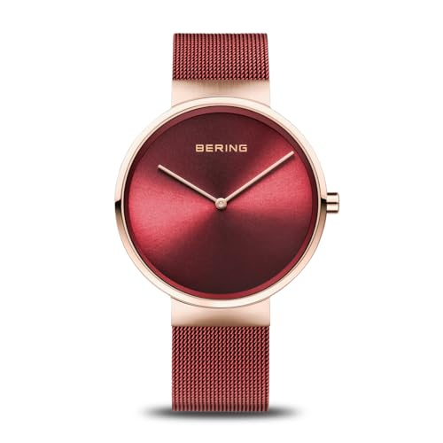 BERING Damen Uhr Quarz Movement - Classic Collection mit Edelstahl und Saphirglas 14539-363 - 5 ATM
