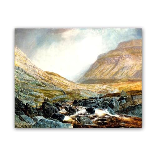 Reproduction sur Toile G Ingleborough de Haute Précision pour Salon 40x50cm