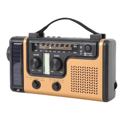 Radio portátil de emergencia solar Matybobe 5.0 AM FM SW miniatura 2