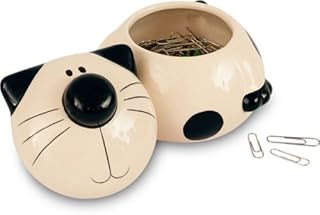 2Kewt Ceramic Cat Feline Lidded Storage Jar / Pot / Dish