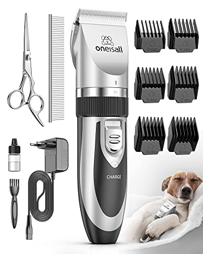 oneisall Tondeuse à Cheveux pour Animaux, Tondeuse, Chien et Chat Timmer Animal de Compagnie Grooming Clipper Kits Cover