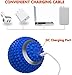 Wolady Vibrating Massage Ball 4-Speed High-Intensity Fitness Yoga Massage Roller, Relieving Muscle Tension Pain & Pressure Massaging Balls (Blue)