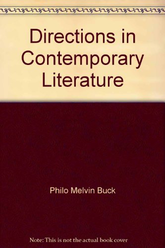 Directions in Contemporary Literature B000FMOL3U Book Cover