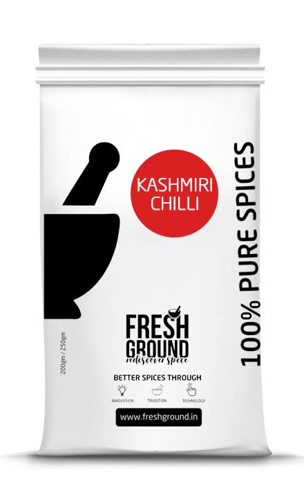 See full amazon price history chart for Fresh Ground Kashmiri Chilli Powder / Authentic Kashmiri Chilli Having Natural Deep Red Colour and Less Spicy. Zero Adulteration, Pure Lal Mirchi (200gm) Fresh Ground Kashmiri Chilli Powder / Authentic Kashmiri Chilli Having Natural Deep Red Colour and Less Spicy. Zero Adulteration, Pure Lal Mirchi (200gm) (B08JPG3T8W) Amazon Price History, Amazon Price Tracker