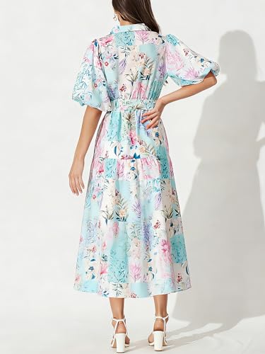 Image of Sissyaki Women's Floral Maxi Dress 2026 Summer Spring Wedding Guest Dress