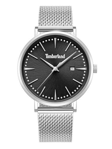 Montre Timberland RIPTON TDWGH0029302 et son boîtier robuste en acier brossé