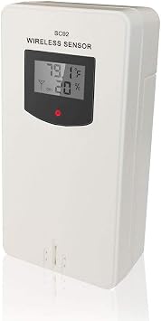 SMARTRO Wireless Remote Sensor Outdoor Thermometer Replacement for SC92