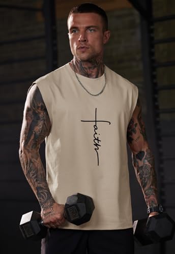 Men Graphic Muscle Tank Top Gym Workout Summer Casual Sleeveless Shirts (S-XXL)3