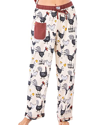 Lazy One Pajamas For Women, Cute Pajama Pants And Top Separates, Rise & Shine, Chicken, Chicks, Animals, Farm #TOP9