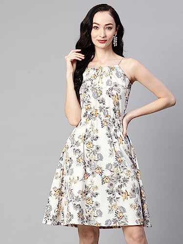 Image of arriva fab Women's Knitted Polyster Printed Dress