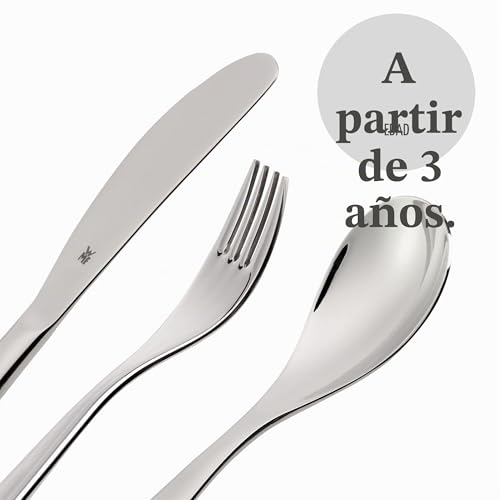 Cubertería infantil WMF para aprender a comer en la mesa familiar de forma autónoma 5