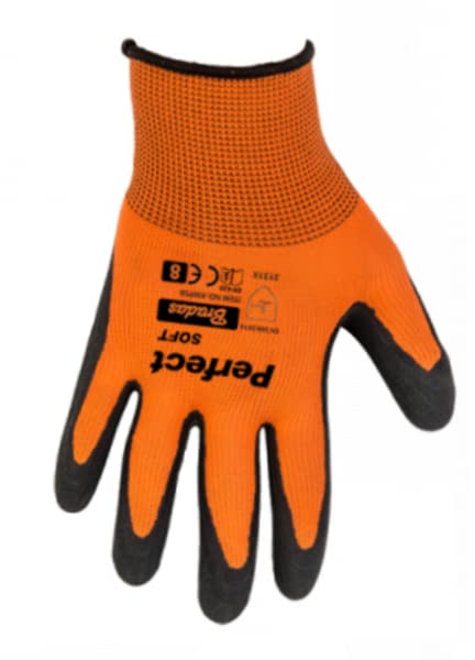 Bradas Gartenhandschuhe Schutzhandschuhe PERFECT SOFT Arbeitshandschuhe Latex Größe 8 1640 bei Günstiger Preis