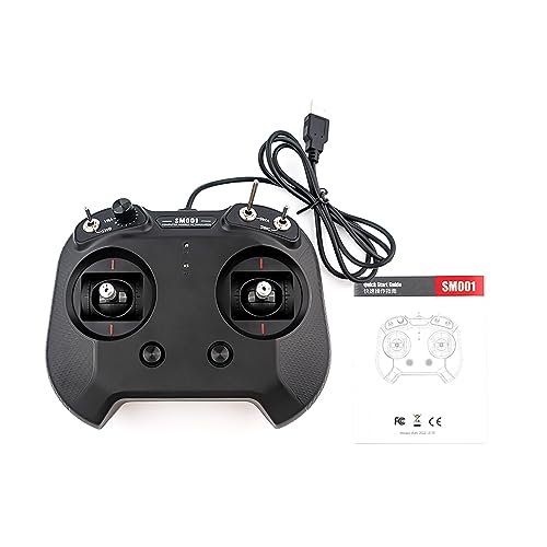 Xiangtat Flysky FS-SM001 Flight Simulator 8CH/ 6CH Support DRL Liftoff DCL Freerider APD and Many Other Suitable for Crossing Machines (6CH Simulator Black)