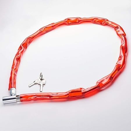 Image of Heavy Duty Keyed Lock | Hardened Steel Shackle Lock | Anti-Rust Security for Gate, Warehouse & Outdoor Use (ALT-12 RED)