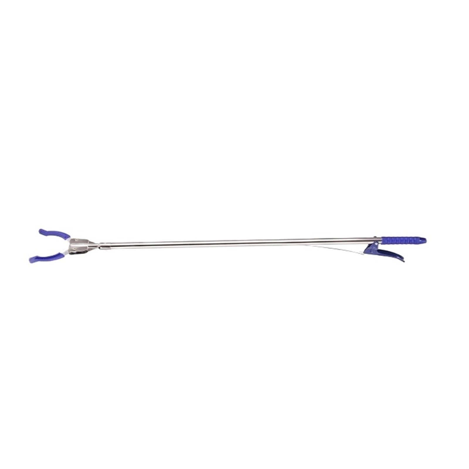 Pinza Raccogli Oggetti Resistente Raccoglitrice Multifunzionale in Acciaio Inossidabile Grabber Pick-up Handling Tool Reacher Raccoglitori di Rifiuti Pinza Antiscivolo(Blue)